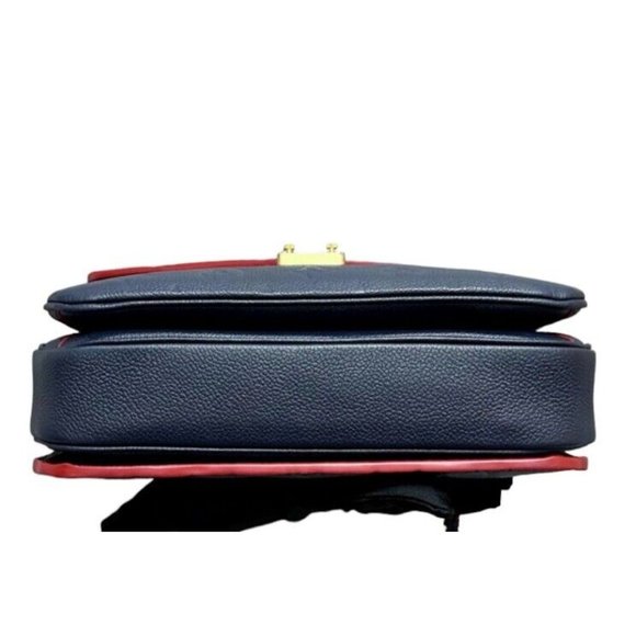 LOUIS VUITTON Metis Crossbody Pochette Monogram Empreinte Leather Marine Rouge - Picture 8 of 15